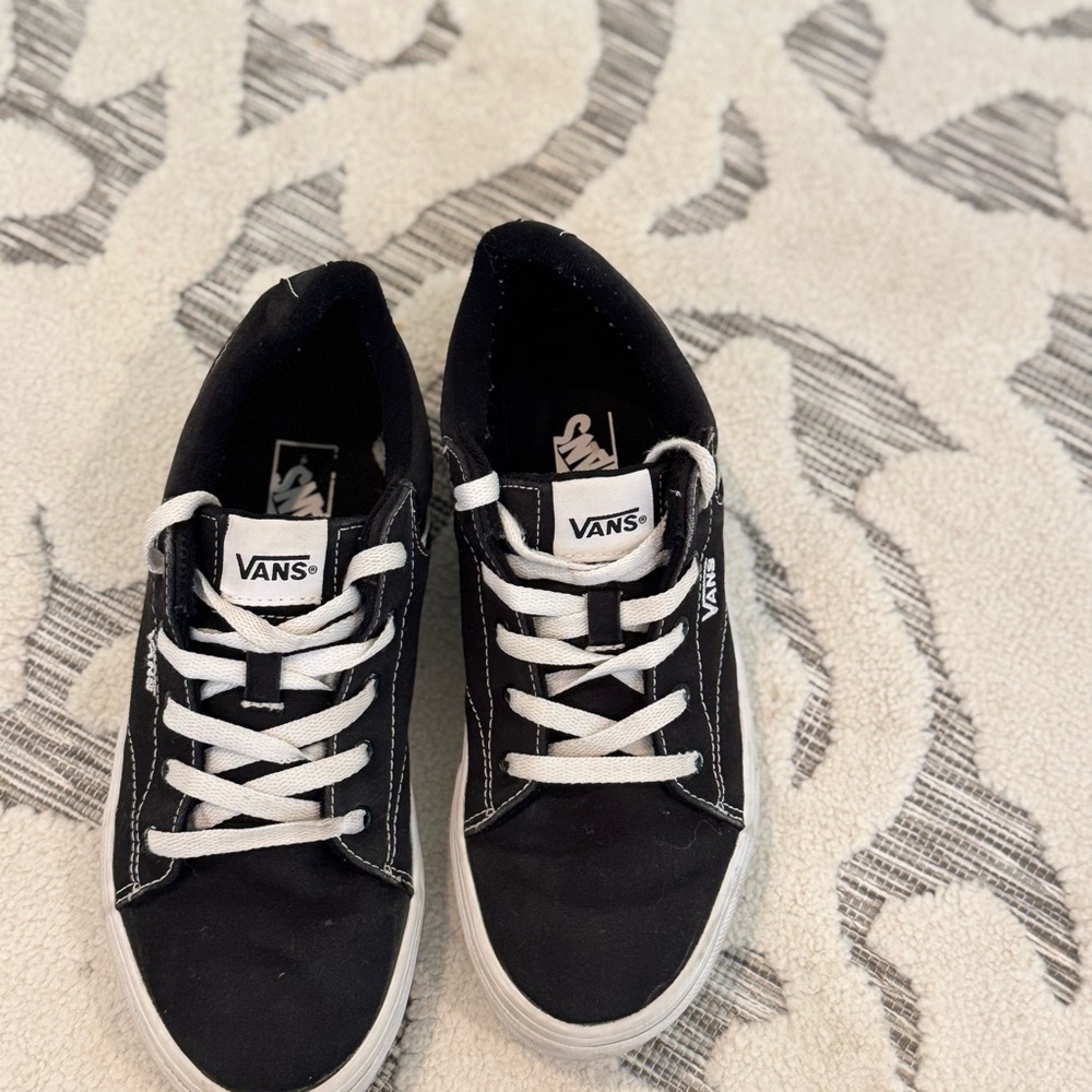 Vans Black and White Sneakers
